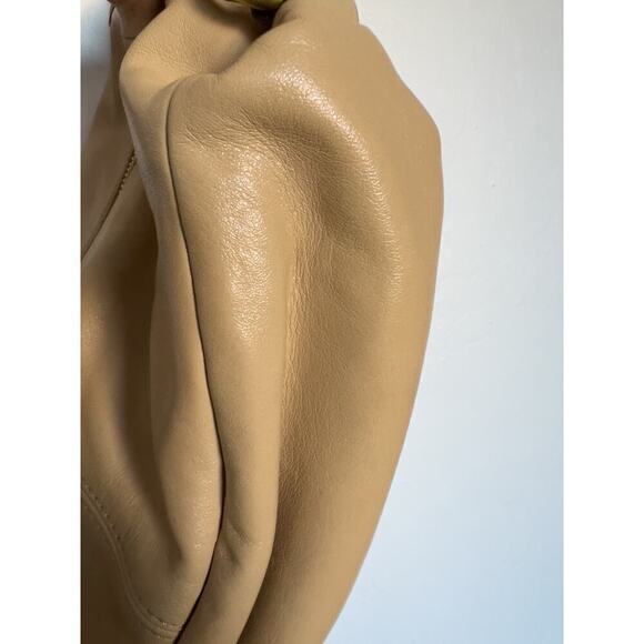 Coach Purse Bag Crossbody Tan Legacy Turnlock  Smooth Leather Flap Satin Lining - Picture 10 of 15